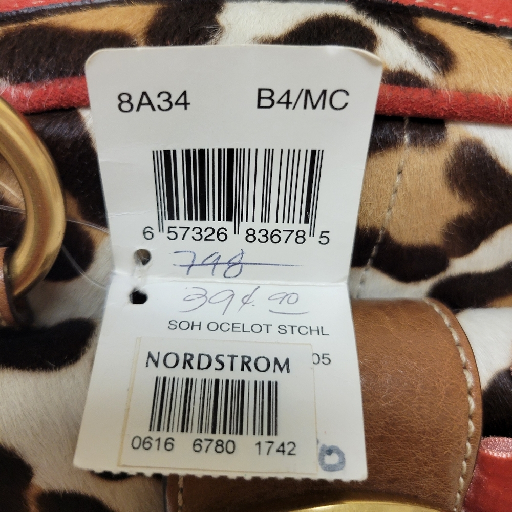 COACH LIMITED EDITION OCELOT PONY HAIR SATCHEL 8A34 - Picture 16 of 16